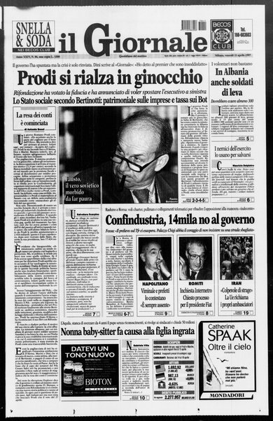 Il giornale : quotidiano del mattino